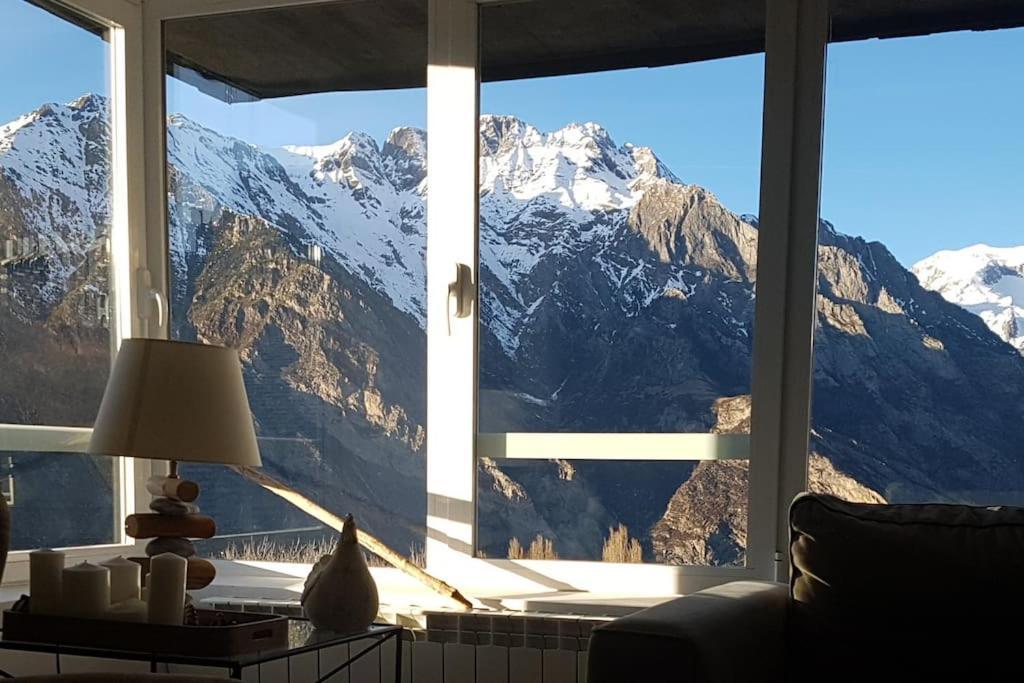 Las Mejores Vistas Del Valle. Apartmento 65M.Wifi Cerler Exteriör bild